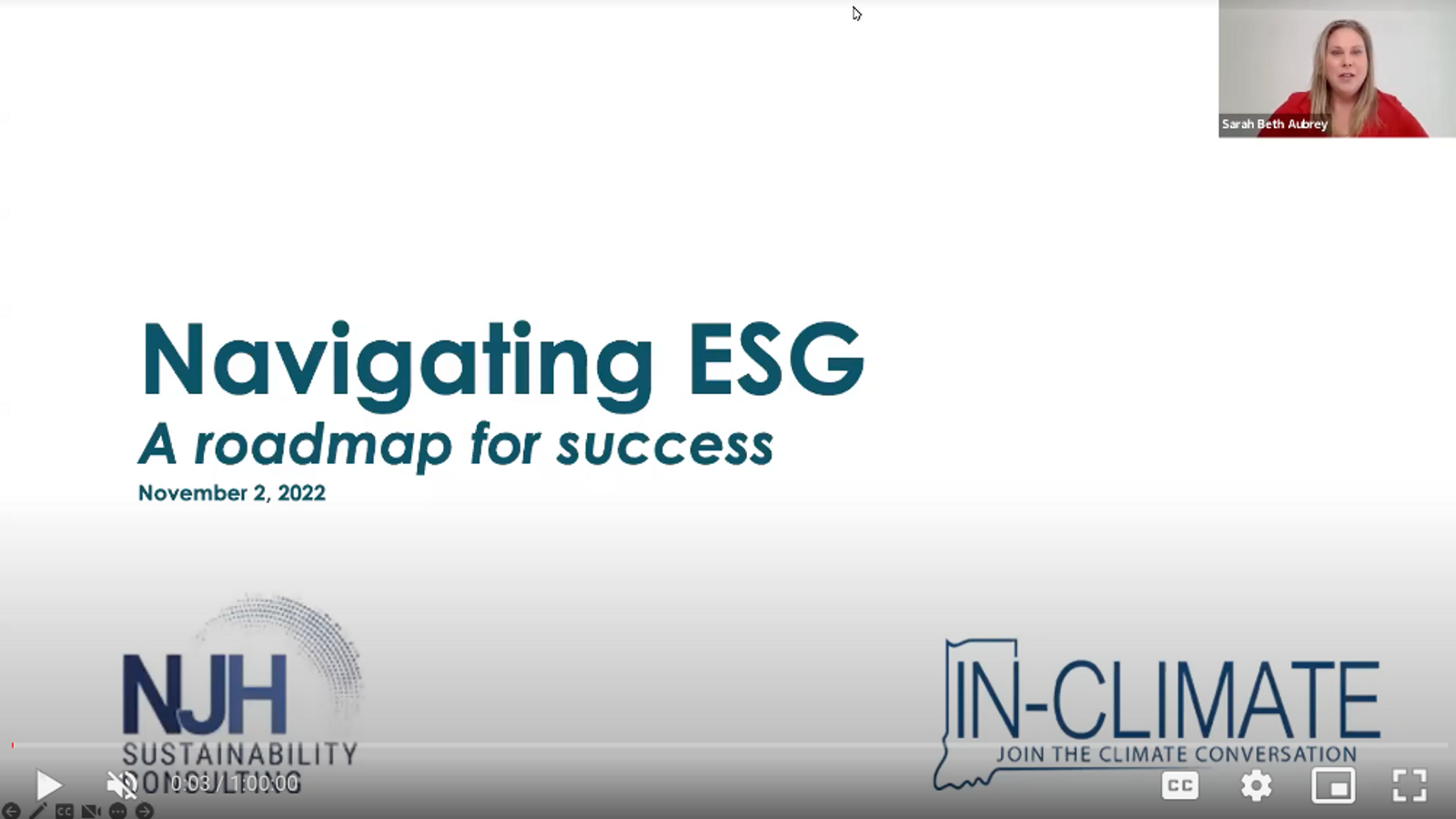 Navigating ESG: A roadmap for success video